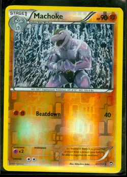 Pokemon MACHOKE 45/111 - XY Furious Fists Rev Holo MINT - Image 1