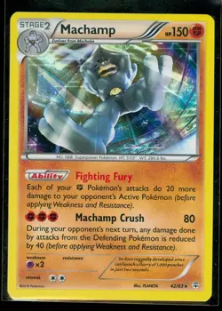 Pokemon MACHAMP 42/83 - Generations - RARE HOLO - MINT - Image 1