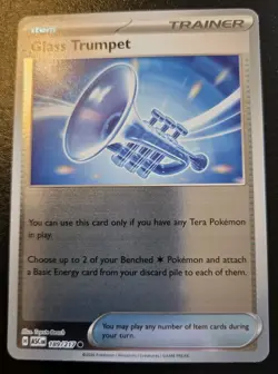 Glass Trumpet 189/217 Reverse Holo Common Ascended Heroes Pokemon TCG - Image 1