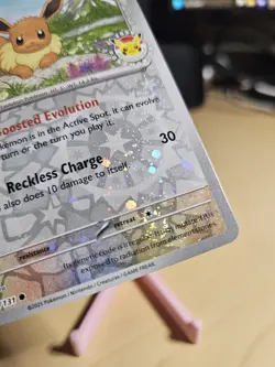 SWIRLED Eevee 2025 Pokemon Day Promo 74/131 Pokemon TCG - Image 2