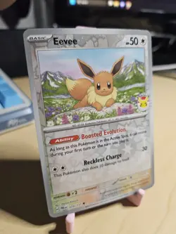 SWIRLED Eevee 2025 Pokemon Day Promo 74/131 Pokemon TCG - Image 3