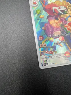 Pokemon Crocalor - Illustration Rare Holo SV02: Paldea Evolved 202/193 NM - Image 5
