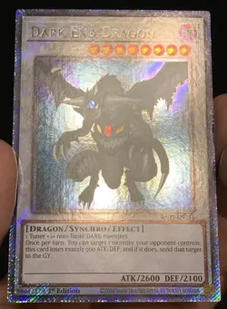 Yugioh Dark End Dragon RA03-EN216 Platinum Secret Rare 1st Ed NM w/Tracking - Image 5