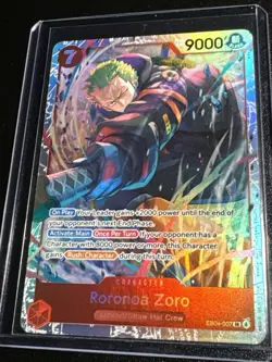 One Piece TCG Adventure on Kami's Island Roronoa Zoro Super Rare #EB04-007 SR - Image 1