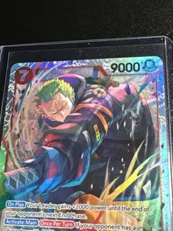 One Piece TCG Adventure on Kami's Island Roronoa Zoro Super Rare #EB04-007 SR - Image 4