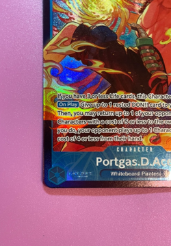 One Piece Card Game OP13-119 Portgas.D.Ace Store Treasure Cup Winner - Image 2
