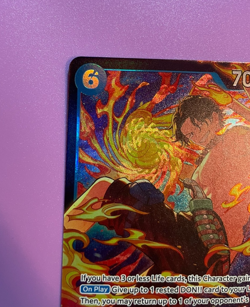 One Piece Card Game OP13-119 Portgas.D.Ace Store Treasure Cup Winner - Image 5