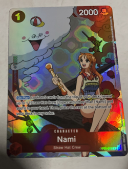 One Piece Promotion Card Nami Gift Collection #OP01-016 - Image 3