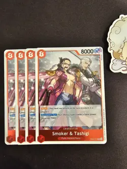 4x EB04-003 Smoker & Tashigi R Playset -One Piece TCG Adventure on Kami's Island - Image 1