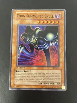 Toon Summoned Skull SDP-021 1st Edition Yugioh Card - Image 1