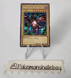 Red-Eyes B. Dragon PCJ-EN001 *NM* Prismatic Secret Rare Yugioh Card - Image 1