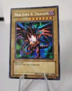 Red-Eyes B. Dragon PCJ-EN001 *NM* Prismatic Secret Rare Yugioh Card - Image 2