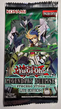 Konami Yu-Gi-Oh Legendary Duelists Synchro Storm Trading Card Game - 1 Pack - - Image 1