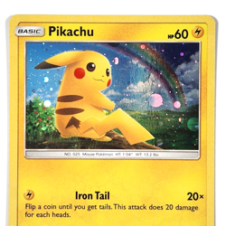Pikachu 28/73 Pokemon TCG Card Common - Cosmos Holo English Promo Near Mint - Image 3