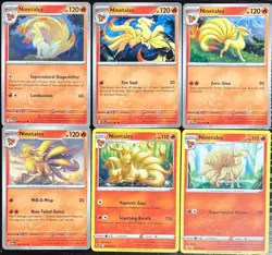 Pokemon TCG Ninetales Collection From 6 Different Art/Set English Cards NM - Image 1
