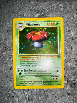 Pokemon TCG Cards Vileplume 15/64 Jungle Holo Rare EXC - Image 4