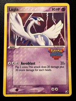 Pokemon Rocks America 2005 Lugia 29/115 EX Unseen Forces Card Rare HP - Image 1