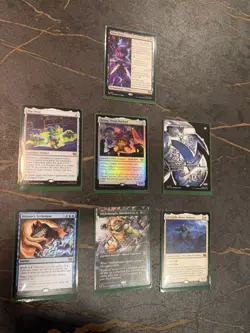 Magic: The Gathering TMT Card Lot Michelangelo Leonardo Krang Ninja Teen 7ct - Image 1