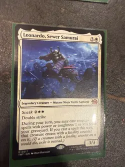 Magic: The Gathering TMT Card Lot Michelangelo Leonardo Krang Ninja Teen 7ct - Image 4