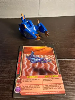 BAKUGAN Terrorcrest 90g Blue & Gold GUNDALIAN INVADERS Battle Gear With Card - Image 1