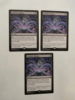3x Demonic Bargain - Crimson Vow - Near Mint - MTG - Image 1