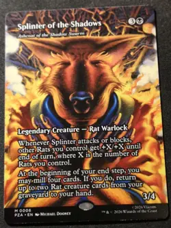 Splinter Of The Shadows - Ashcoat - Borderless - PZA - NM - EN - 0006 - Image 1