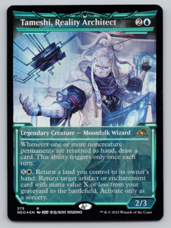 Tameshi, Reality Architect FOIL SHOWCASE - Kamigawa: Neon Dynasty MTG - Image 1