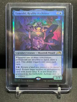 Tameshi, Reality Architect - Foil - Magic MTG 2022 Neon Dynasty LP - Image 1