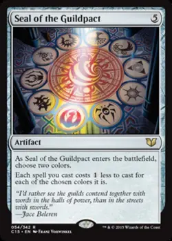 x1 Seal of the Guildpact R MTG Commander 2015 M/NM, English - Image 1