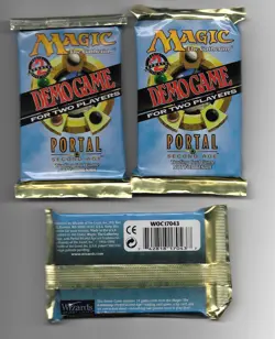 3 PORTAL Second Age Demo Game Two Player Magic the Gathering MTG Factory Sealed - Image 1