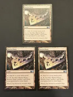 3x Buried Ruin Magic 2012 (M12) MTG UP NM LP - Image 1