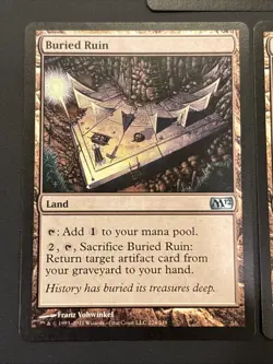 3x Buried Ruin Magic 2012 (M12) MTG UP NM LP - Image 3