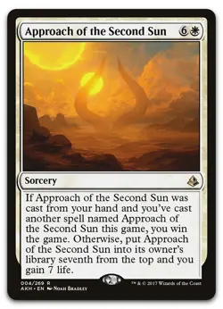 Approach of the Second Sun #4 (NM) Amonkhet AKH Magic MTG - Image 1