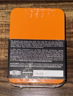 Magic: The Gathering Teenage Mutant Ninja Turtles Tin Michelangelo 3 Booster - Image 2