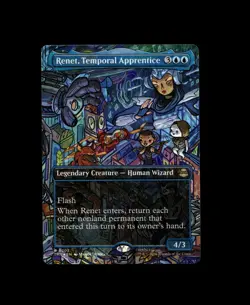 Renet, Temporal Apprentice (Borderless) Teenage Mutant Ninja Turtles Foil - Image 1