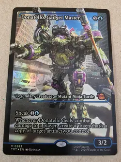 Donatello Gadget Master - Foil Showcase - Teenage Mutant Ninja Turtles - Mtg - Image 1