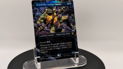 MTG Donatello Gadget Master BORDERLESS FOIL #0212 TMNT Rare NEAR MINT NM - Image 2