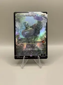 Leonardo, Cutting Edge - Foil - Showcase M MTG Teenage Mutant Ninja Turtles M - Image 1