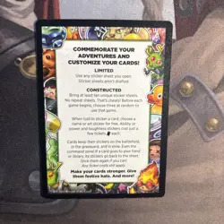 MTG - Unsanctioned Ancient Juggler 13/48 - UNF Unfinity Sticker - Near Mint NM - Image 2