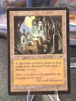 Ancient Tomb Tempest Land Magic the Gathering - Image 1