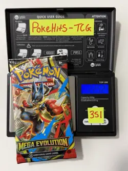 (HEAVY)🔥 22.52g Pokemon TCG Mega Evolution Booster Pack Factory Sealed✅ - Image 1