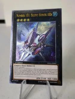 Number 101: Silent Honor ARK LVAL-EN047 *NM* 1st Ed Ultimate Rare Yugioh Card - Image 2