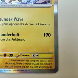 Zapdos Holo Rare - 065/167 - Twilight Masquerade - Pokemon NM English - Image 5
