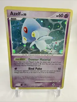 Pokemon Azelf Lv.50 4/123 Diamond & Pearl Mysterious Treasures Holo Rare 2007 MP - Image 1