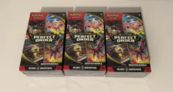 Pokemon TCG Perfect Order Booster Bundle Sealed Lot of 3 Brand New In Hand - Image 2