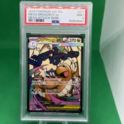 2026 POKEMON ASCENDED HEROES MEGA ATTACK RARE #271 MEGA DRAGONITE EX PSA 9 - Image 1