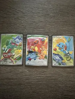 Pokemon TCG First Partner Illustration Collection Series 1 Kanto GEN 1 Set - Image 1