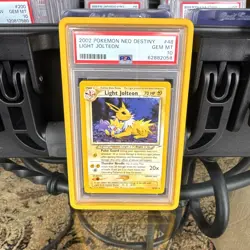2002 Light Jolteon Neo Destiny Pokemon PSA 10 LOW POP - Image 1