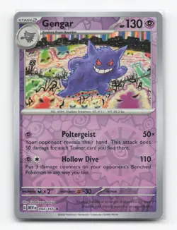 Pokemon TCG - Gengar 094/165 Near Mint Rare 151 Reverse Holo - Image 1