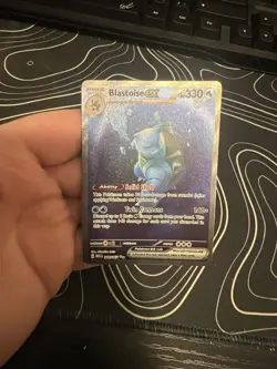 Pokemon TCG Blastoise EX Special Illustration Rare SV: 151 200/165 NM - Image 2